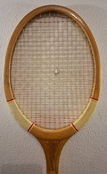 Stará drevená tenisová raketa - ARTIS Sport, výborný stav - 4