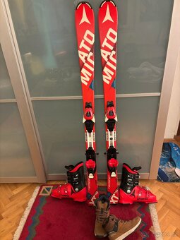 lyže dětské Atomic, po servisu, 140 cm, Atomic vázání - 4