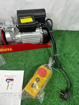 Nový elektrický kabelový naviják 400/800kg - 4