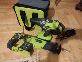 Ryobi vrtačka + baterie 2 a nabiječka - 4