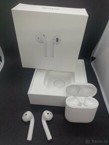 Bezdrátová sluchátka Apple AirPods, zánovní, záruka - 4