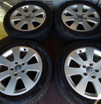 Originální 16" ALU disky AUDI(pneu HANKOOK ENERGY ECO) - 4