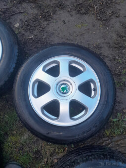 Alu disky včetně pneu 205/60 R15 Sava 5ks - 4