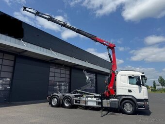 Scania G 410 LB-6x2–Hákový nosič kontejnerů+HR-HMF 2620 K5 - 4