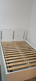 Manželská Postel IKEA včetně roštů a matrace 160x200 cm - 4