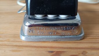 Starožitná cestovní žehlička - 4