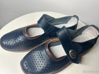 dámské kožené boty John Garfield vel. 37 - 4