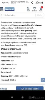 Prodám herní klávesnici a sluchátka - 4