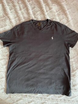 Šedé unisex tričko Ralph Lauren - L - 4