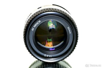 Nikon AF Nikkor 50mm 1,4D + UV filtr TOP STAV - 4