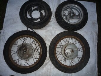 prodám kola na skutr a různé díly na pionýra, na motorky.... - 4