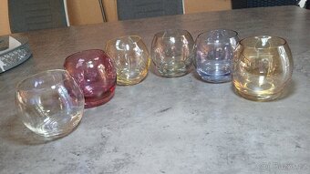 Retro kulovité sklenky na whisky 200ml - 4