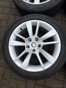 ORIGINÁL Alu Škoda Trius R17, 5x112 - ZIMNÍ PNEU - 4
