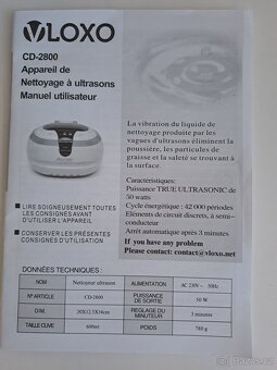 Ultrazvukovy čistič Sonic wave CD-2800 - 4