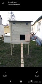 Dřevěný nezateplený kurník - 4