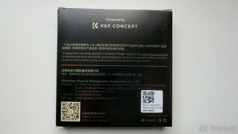 K&F CONCEPT CPL 82mm NANO-X nový - 4
