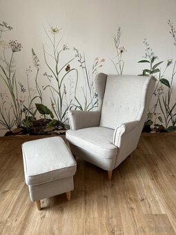 Křeslo ušák - Ikea STRANDMON - 4
