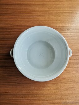 Porcelánová starodávná mísa - 4