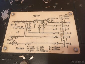 Telefon Tischfernsprecher TF 38, štábní - 4
