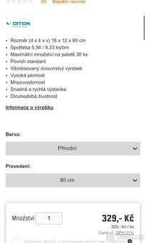 Palisáda 80 a 40 cm - 4