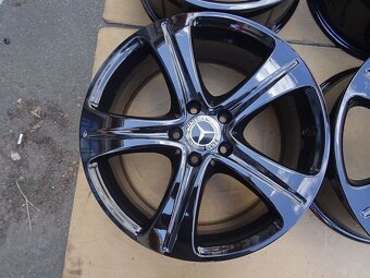 Alu disky černé Mercedes 18", 5x112, ET 43, šíře 8J - 4