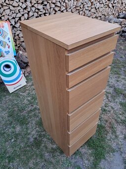 Ikea komoda Malm se zrcadlem dub - 4
