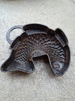 Litinová forma ve tvaru ryby - 4