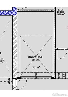 Pronájem garáže 17 m2 Brno Kamechy Žebětín ul. Křepelčí - 4