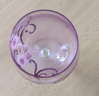 retro dárková sklenka "60" - Crystalex Nový Bor - 4