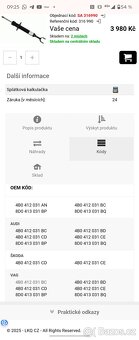 Tlumiče SACHS přední SA 316990 - 4