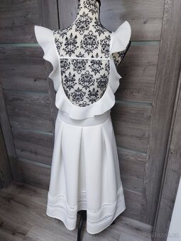 Společenské bílé šaty ASOS vel. 44 - 4
