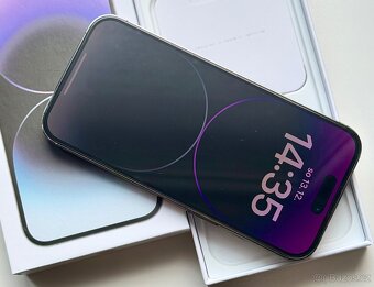 iPhone 14 Pro Max Deep Purple BATERIE 100% TOP - 4