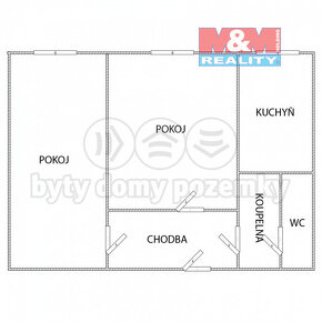 Prodej bytu 2+1, 44 m², Havířov, ul. Orlí - 4