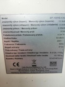 Tepelné čerpadlo BP 100 HS - AZURO  10KW - 4
