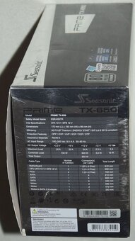 SEASONIC zdroj 650W PRIME TX-650,80+ TITANIUM, NOVÝ - 4