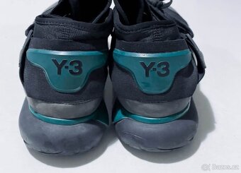 Adidas Y3 Qasa Black Green US10/44/UK9.5 - 4