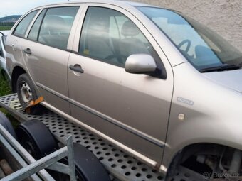 Škoda Fabia combi dveře kapota převodovka řízení a jiné - 4
