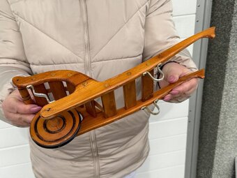 Dřevený trakař ruční práce - 4