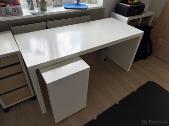 psací stůl IKEA MALM bílý - 4