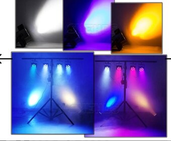 Nové SHEHDS Par světlo LED 7x18W RGBWA - 4