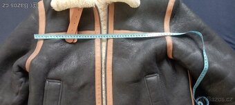 Kožená pánská bunda pilotka Diesel - 4