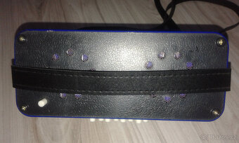 Nová tahací harmonika dětská-větší/akordeon modrý - 4