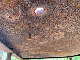 Masivní železný pracovní stůl - 4