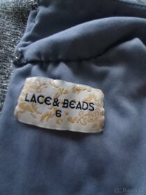 Plesové šaty zn. Lace & Beads - 4