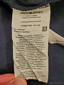 Jack & Jones Dark Blue EXTRA LARGE Short-Sleeve Polo Shirt - 4