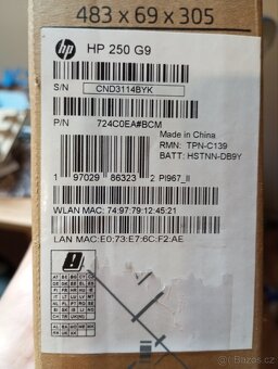 Nový notebook HP 250 G9 - 4