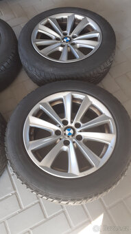 alu disky BMW 5x120 r17, zimní pneu 225/55/17 6mm - 4