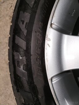 Litá kola 4x100 s pneu 175/65 R14 - 4