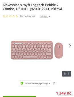 Prodám Logitech Pebble 2 Combo – klávesnice a myš - 4
