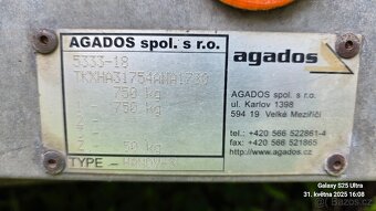 Prodám přívěsný vozík AGADOS - 4